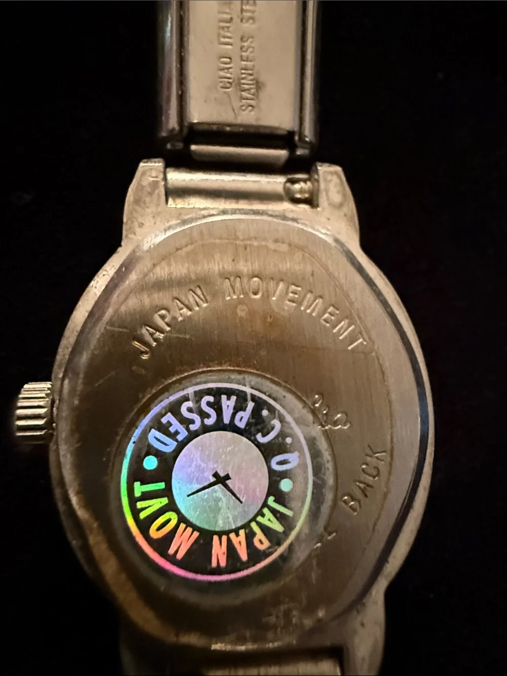 Women’s Classic Ciao Italia Silver Women's Japanese Quartz Watch 8.5”